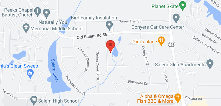 map of 3346 Salem East Drive SE